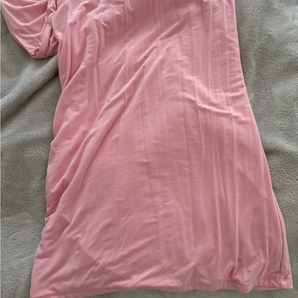 Naked Wardrobe Soft Pink Maxi Dress